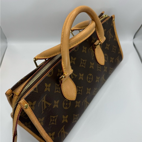 Louis Vuitton Brown Leather Monogram Hand Bag - Picture 11 of 16